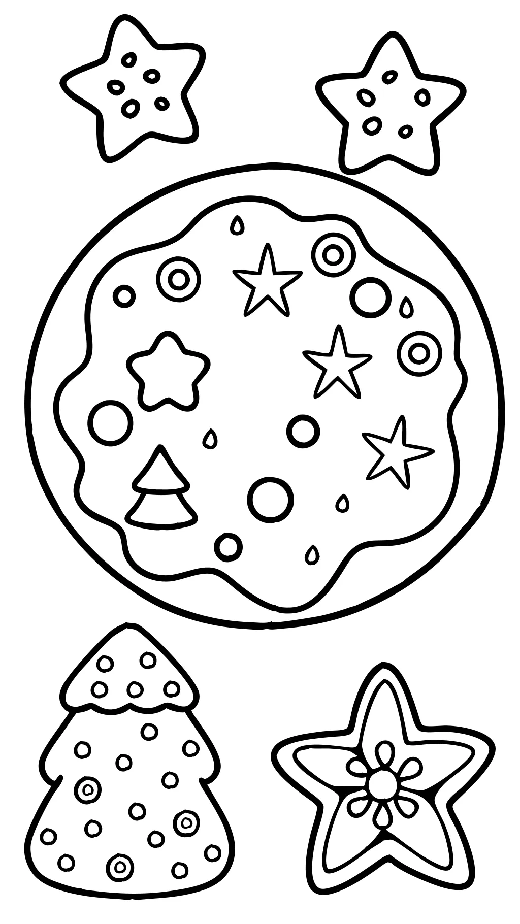 cookie coloring pages